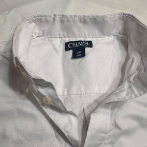 Chaps Kids White Button Down Shirt